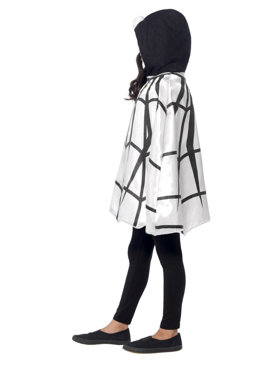 Spider Cape, White & Black, with Hood Alternative View 1.jpg