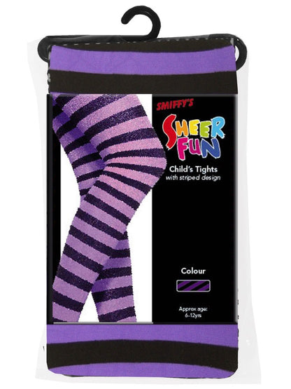 Tights, Purple & Black, Age 6-12 Alternative View 2.jpg