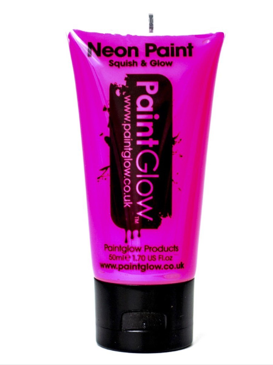 UV Face & Body Paint, Pink, 50ml | Smiffys.com.au – Smiffys Australia