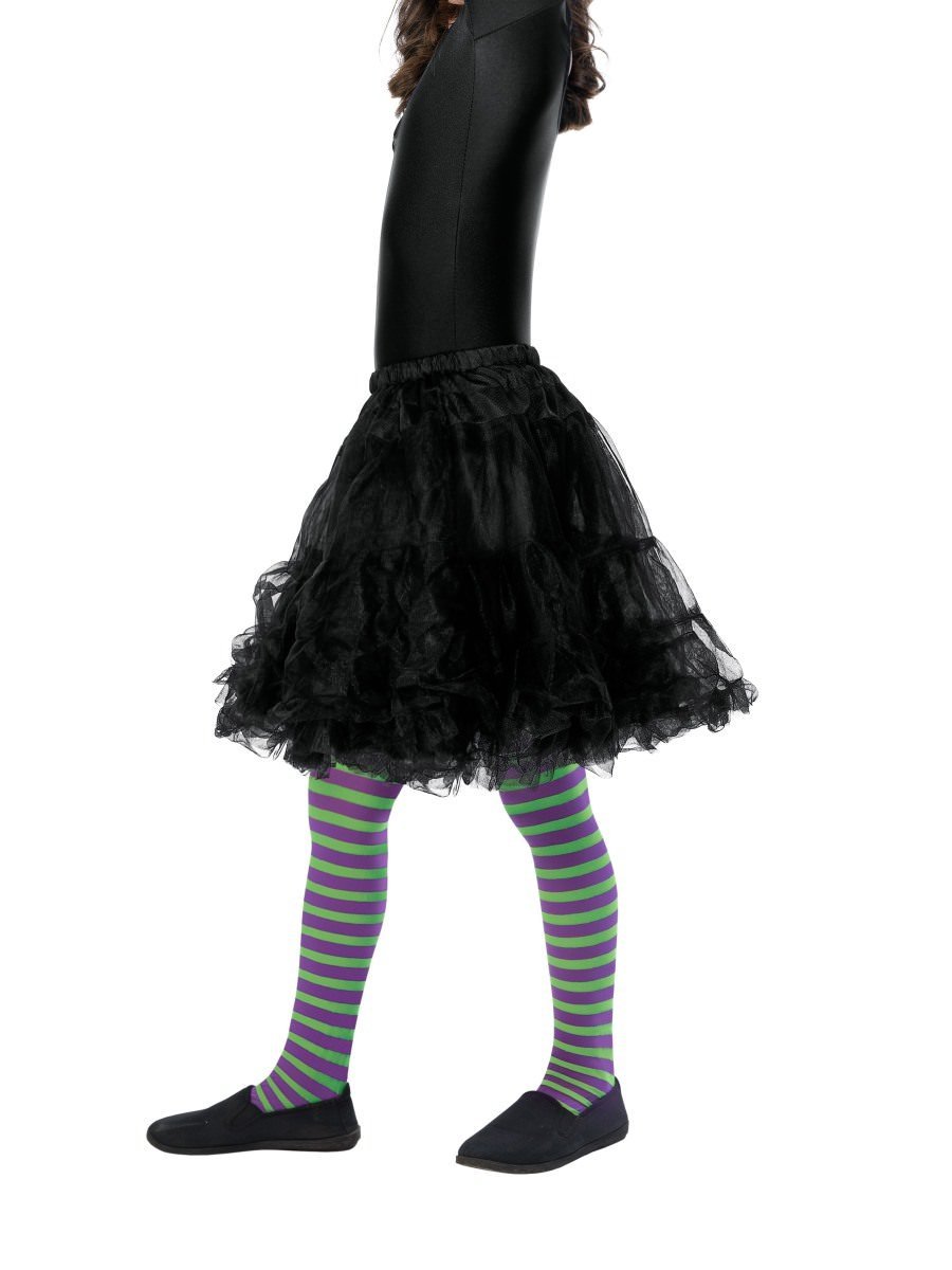 Wicked Witch Tights, Child, Purple & Green