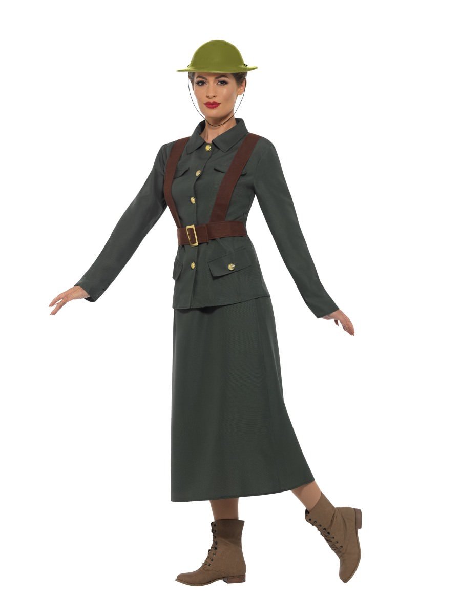 WW2 Army Warden Lady Costume Alternative View 1.jpg